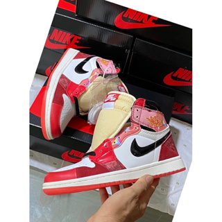 Nike Air Jordan 1 High OG Spider-Man Across the Spider-Verse(GS) (Size40-47) PK 1:1 งานดีที่สุด