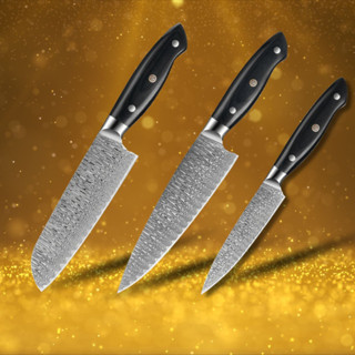 Japanese Knives Santoku,Chef,Utillity Knife มีดญี่ปุ่น  มีดเชฟ มีดทำครัว สไตล์ญี่ปุ่น ลายเลเซอร์ ด้ามไม้แท้  คุณภาพดีมาก