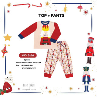 ชุดนอน BBLV x teaspoon Size 2T studio Christmas