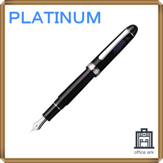 ปากกาหมึกซึม Platinum ปากกาหมึกซึม #3776 Century Rhodium Black Diamond Medium Point PNB-18000CR #7-3 [ส่งตรงจากญี่ปุ่น]