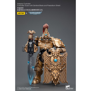 พรีออเดอร์ JOYTOY 1/18 Adeptus Custodes Custodian Guard with Sentinel Blade and Praesidium Shield JT7813