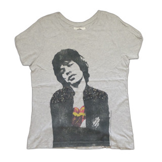 The Rolling Stones อก 21 นิ้ว ยาว 28 นิ้ว สีเทา มือสอง ของแท้