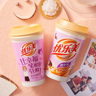 [ถุกสุด] Youlemei ชานมไข่มุกแบบแก้ว สำเร็จรูป สินค้านำเข้าของแท้ 100%