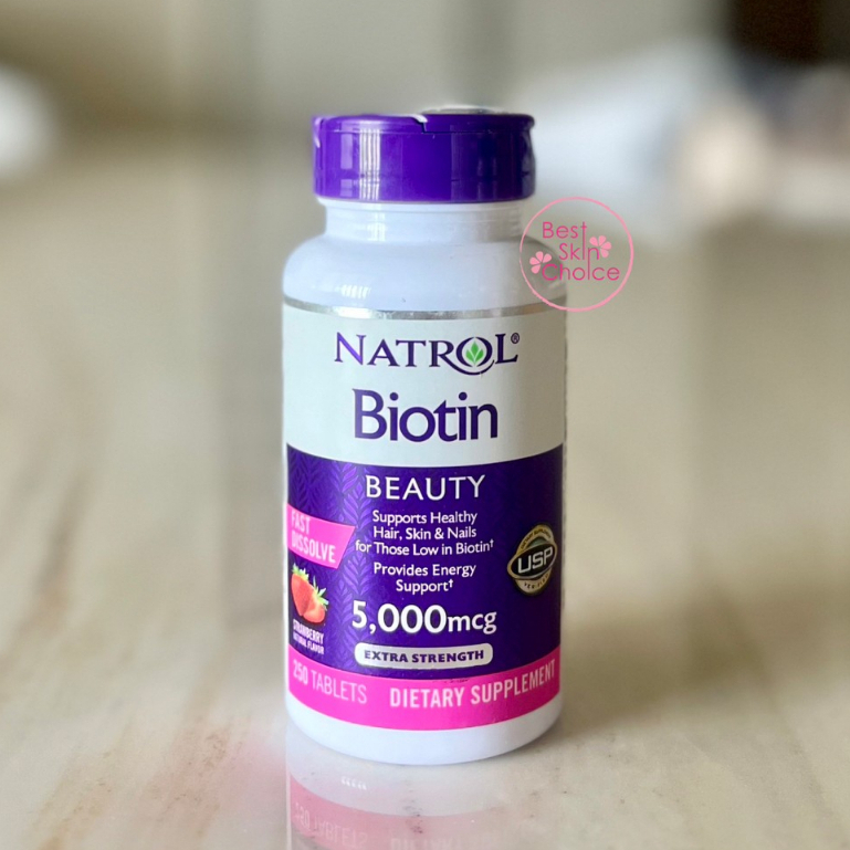 NA TROL Biotin Beauty 5000 mcg Extra Strength (250 tablets)