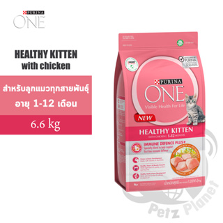 Purina One Healthy Kitten เพียวริน่า วัน สูตรลูกแมวทุกสายพันธุ์ ขนาด6.6กก.