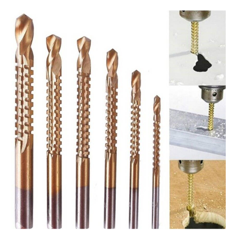 ดอกเจาะรูไม้ เหล็ก ดอกสว่านเลื่อยไม้ เจาะเลื่อย อลูมิเนียม พลาสติกโลหะบาง เคลือบไทเทเนี่ยม