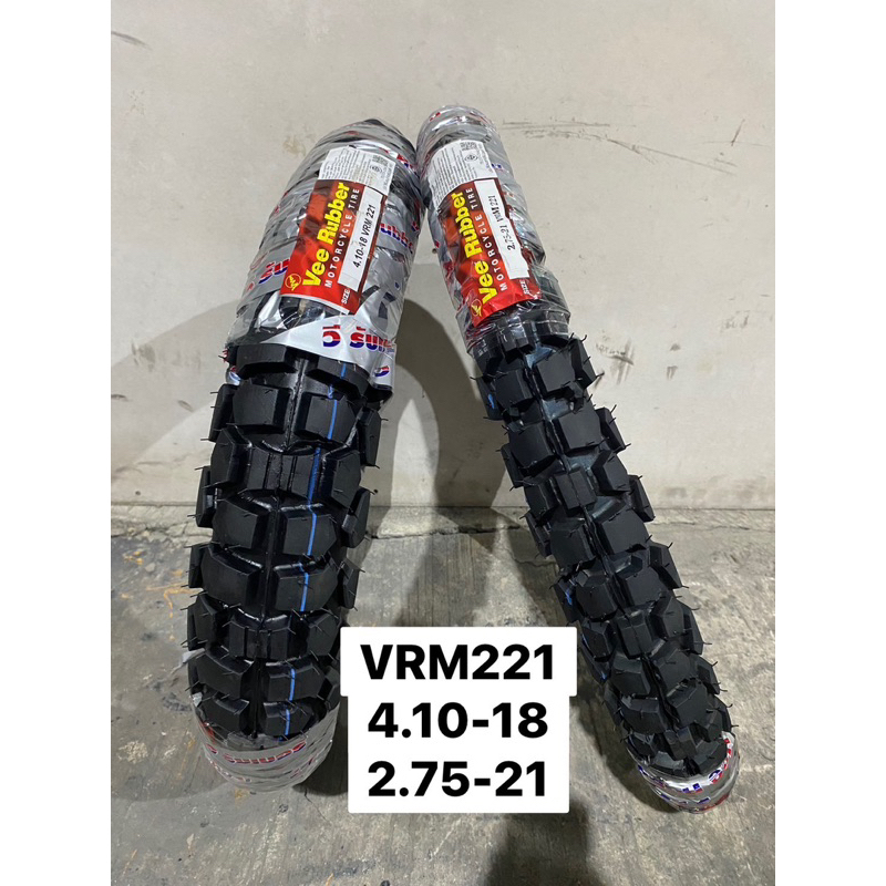 Vee Rubber vrm221 ขนาด 4.10-18 , 2.75-21 ปี23