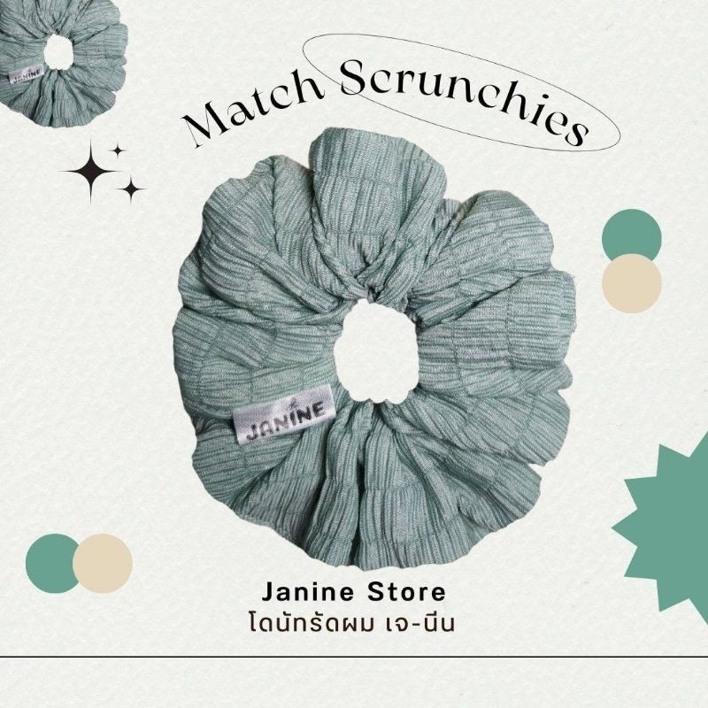 JANINE🌟 |Match Scrunchies🍵 ยางรัดผมheart-made cute🐰