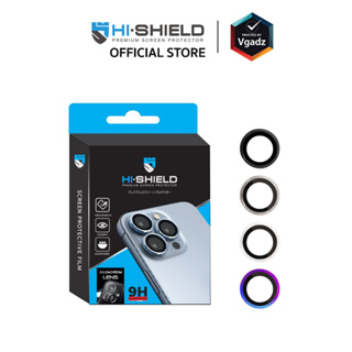 Hishieldi รุ่น Aluminium Lens - กระจกนิรภัยเลนส์กล้องสำหรับ iPhone 15 / 15 Plus / 15 Pro/15 Pro Max