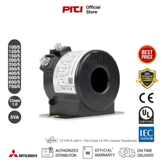 MITSUBISHI CW-5L 100,750/5A CURRENT TRANSFORMER (CT)