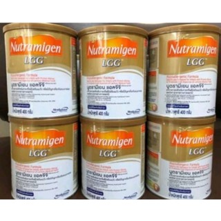 Nutramigen LGG นูตรามีเยน เอลจีจี นมผงสำหรับเด็กแพ้โปรตีนนมวัว กระป๋อง 400 กรัม จำนวน 1 กระป๋อง