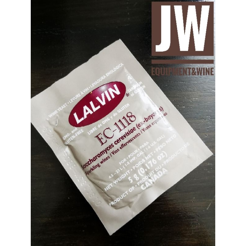ยีสต์​หมัก​ไวน์​Lalvin​ EC-118 ขนาด​ 5​ มก.