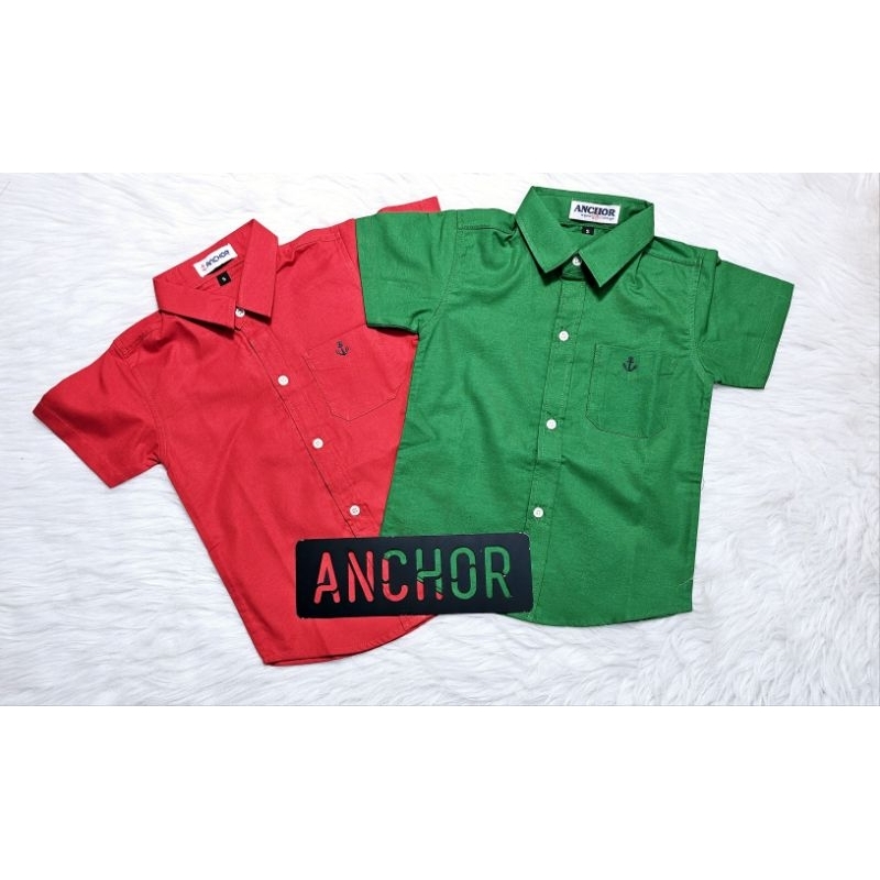 เสื้อเชิ้ตเด็กเเขนสั้น-เเขนยาว1-12ขวบ**สีเขียวคริสมาส/เเดงคริสมาส**เทศกาลเเห่งความสุขเริ่มเเล้วค้าบบ