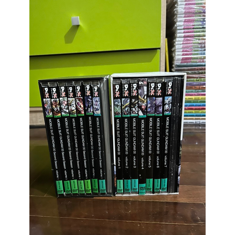 Dvd gundam oo  ss1~2 +Box ครบจบพร้อมเเผ่นพับด้านใน