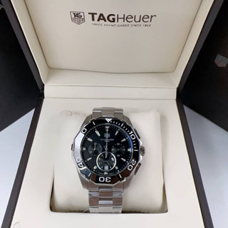 นาฬิกาข้อมือ  Heuer  งานออริเทียบแท้ Size 44mm ระบบ ถ่าน จับเวลา