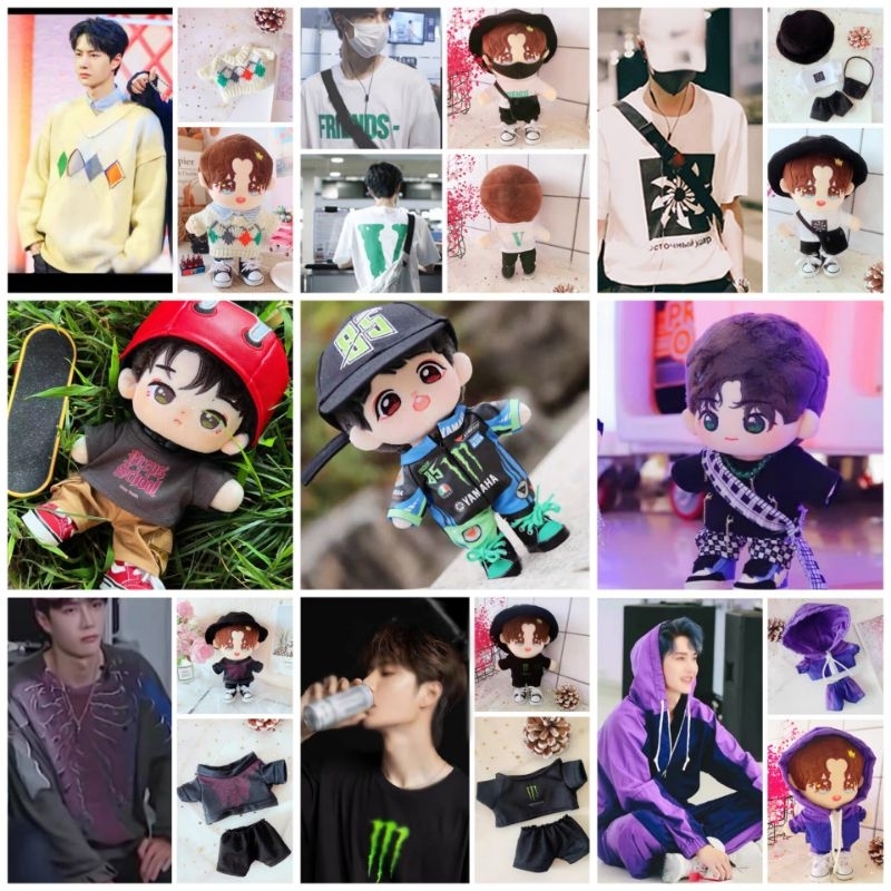 พรี​ออเดอร์​ ชุดตุ๊กตา​ หวังอี้ป๋อ wangyibo ขนาด 20cm