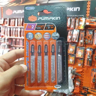 PUMPKIN ใบเลื่อยจิ๊กซอ สำหรับตัดไม้ ตัดเหล็ก ตัดPVC ใบเลื่อยจิ๊กซอว์ (5ใบ/แพ็ค)