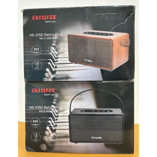 AIWAรับประกันของแท้ 100%❤️MI-X150 Retro Plus X Bluetooth Speaker ลำโพงบลูทูธพกพา BASS++
