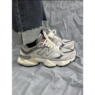 New Balance NB 9060 Light grey ของแท้ 100 % sneakers Running shoes style man Woman