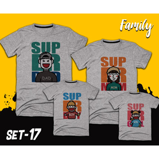 เสื้อสกรีนลายครอบครัว FAMILY SET-17