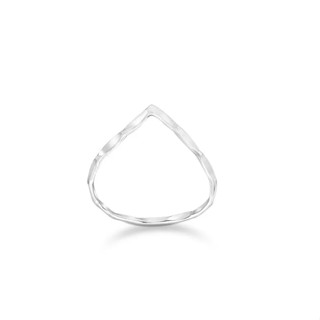 Silver thai Jewelry แหวนหยดน้ำเงินสเตอร์ลิงคลาสสิก / silver drop ring  PLSRG165