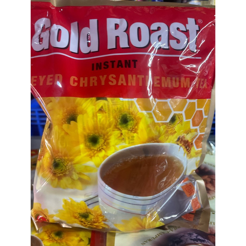 Goldroast ชาเก๊กฮวยผสมน้ำผึ้ง โกลโรสชาเก๊กฮวยสำเร็จรูป พร้อมชง 30 ซอง