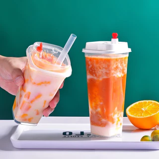 แก้วทรงสี่เหลี่ยม【1แถว25ใบ】 เนื้อPPแข็ง พร้อมฝาปิดสี่เหลี่ยมมีจุกหัวใจ เป็นแก้วทรงสูง มีขนาด 14oz400ml.16oz500ml.20oz600