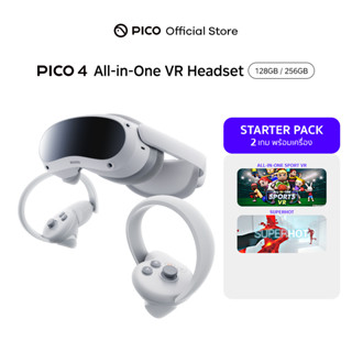 PICO 4 All-In-One VR Headset 4K (128GB/256GB) ฟรี 2 เกม (Starter Pack)