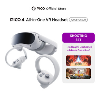 [SHOOTING SET] PICO 4 All-in-One VR Headset (128GB/256GB) + Starter Pack + 2 Shooting Games