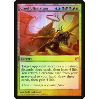 [MTG] Cruel Ultimatum [V13] [MULTI] [MYTHIC] [FOIL] [ENG] (การ์ดเมจิค / Magic the Gathering)