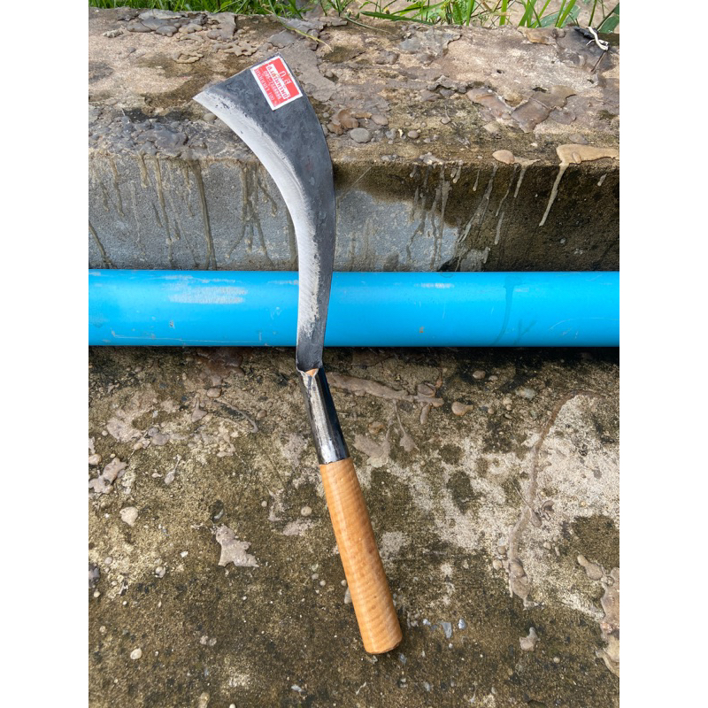 มีดตัดอ้อย ตรา ก.ส.แดง ช่างเสริมทรัพย์ (พร้อมด้าม )ใบมีดทำจากเหล็กกล้าอย่างดีใบมีดคมทนแข็งแรงลับคมง่ายเหมาะสำหรับตัดอ้อย