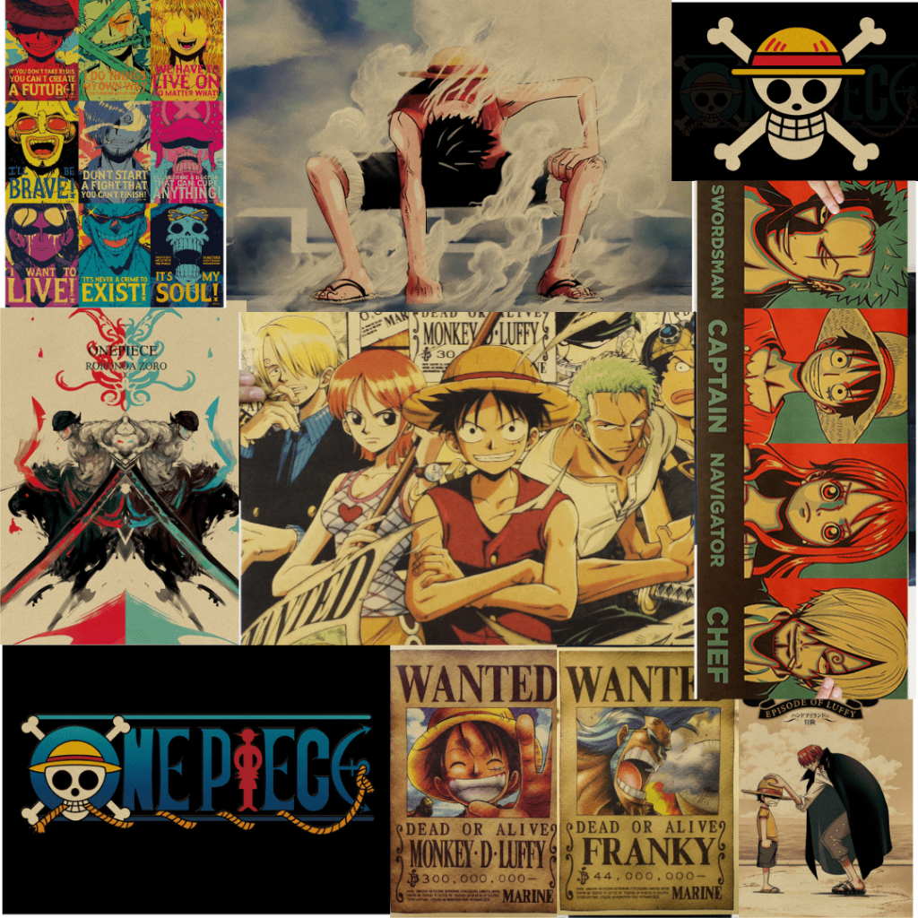 โปสเตอร์การ์ตูน ภาพตกแต่งผนังลวดลายต่างๆ