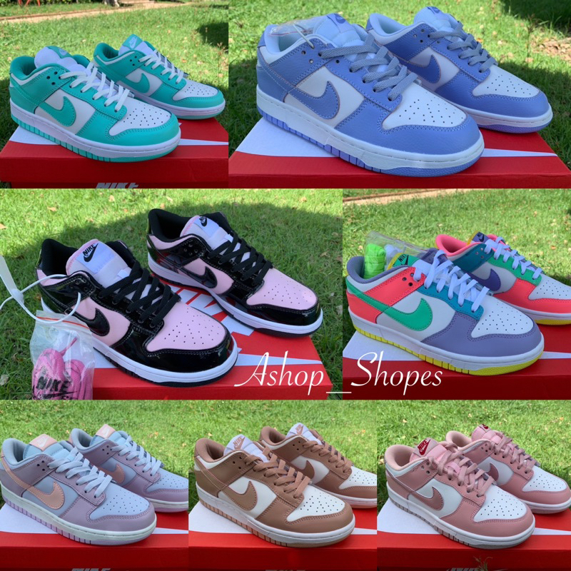 รองเท้าผ้าใบ Dunk Low grade HIEND ไซส์ 36-40 รองเท้าผ้าใบชาย แล้วก็ผู้หญิง (Dunk Low Hi)