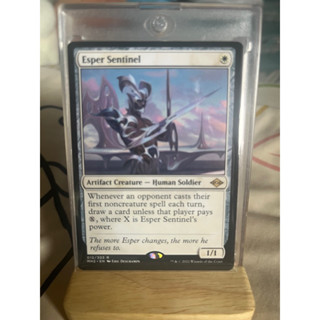 การ์ด MTG Esper Sentinel White Magic the gathering EDH รุ่น Modern Horizon 2 สภาพ Nm