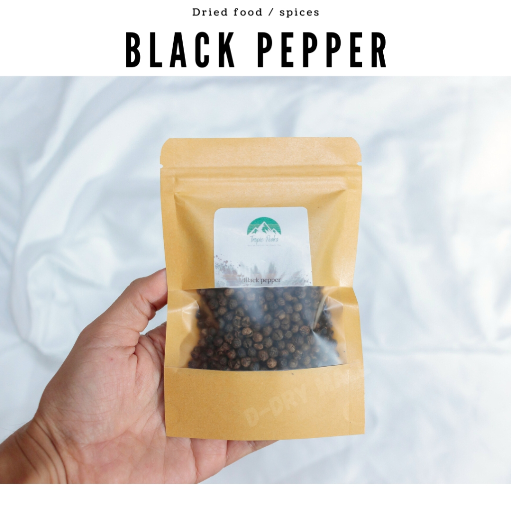 Black pepper 100% พริกไทยดำ High quality / Tropic Peaks
