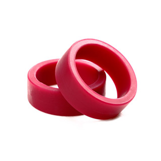 ยางมารูนใหญ่ &lt;Tamiya 95389 - Low Friction Large Dia. Low Profile Tires (Maroon, 2pcs.)&gt;