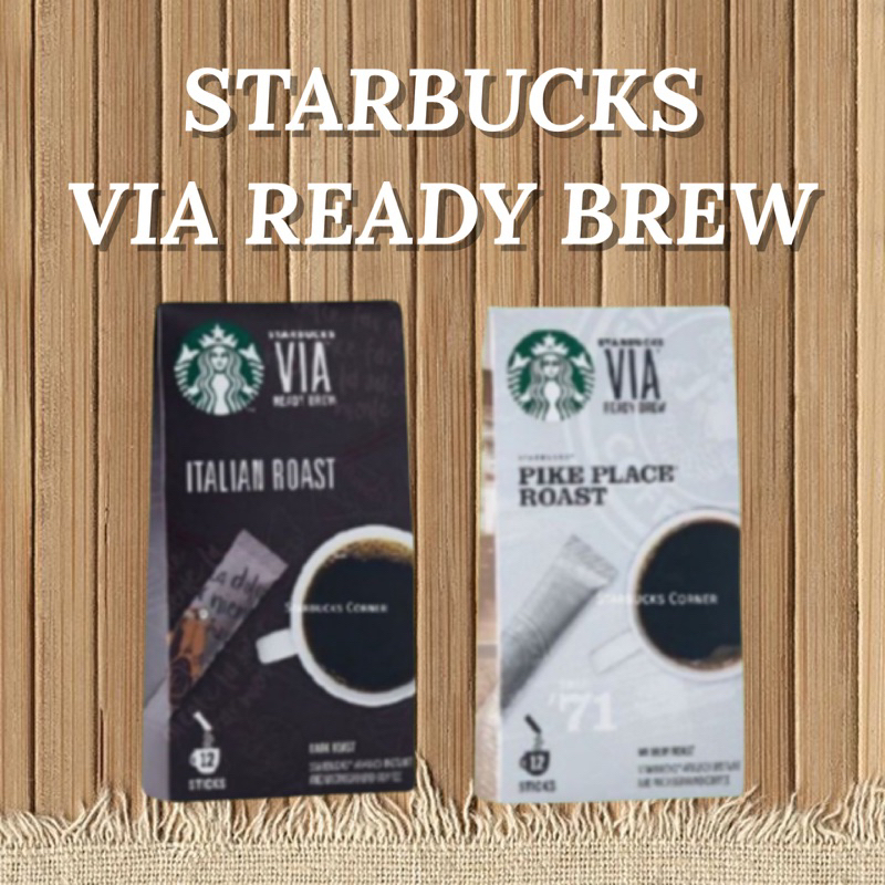 กาแฟพร้อมดื่ม Starbucks VIA Ready Brew Coffee