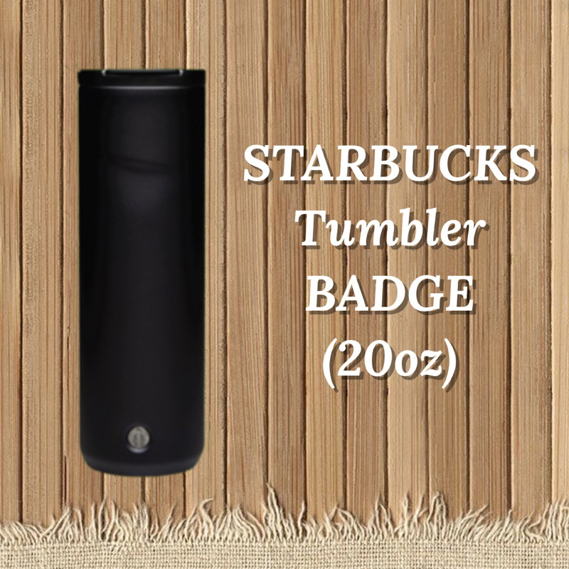 Starbucks Matte Black with Siren Badge Tumbler (20oz/591ml)