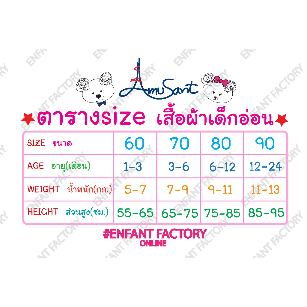 De Bon By Enfant ชุดกระโปรงเด็กเล็ก