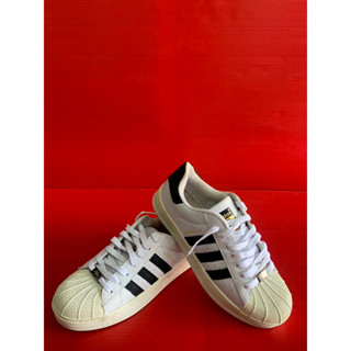 ADIDAS SUPER STAR รองเท้าผ้าใบ รองเท้าแฟชั่น สีขาวแถบดำ