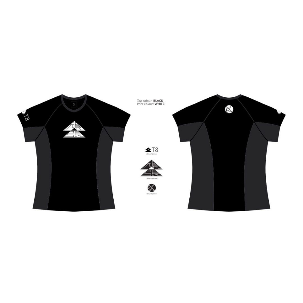 T8 Women Iced Tee เสื้อกีฬาผู้หญิง เบา แห้งไว ไม่ร้อน — صورة 7