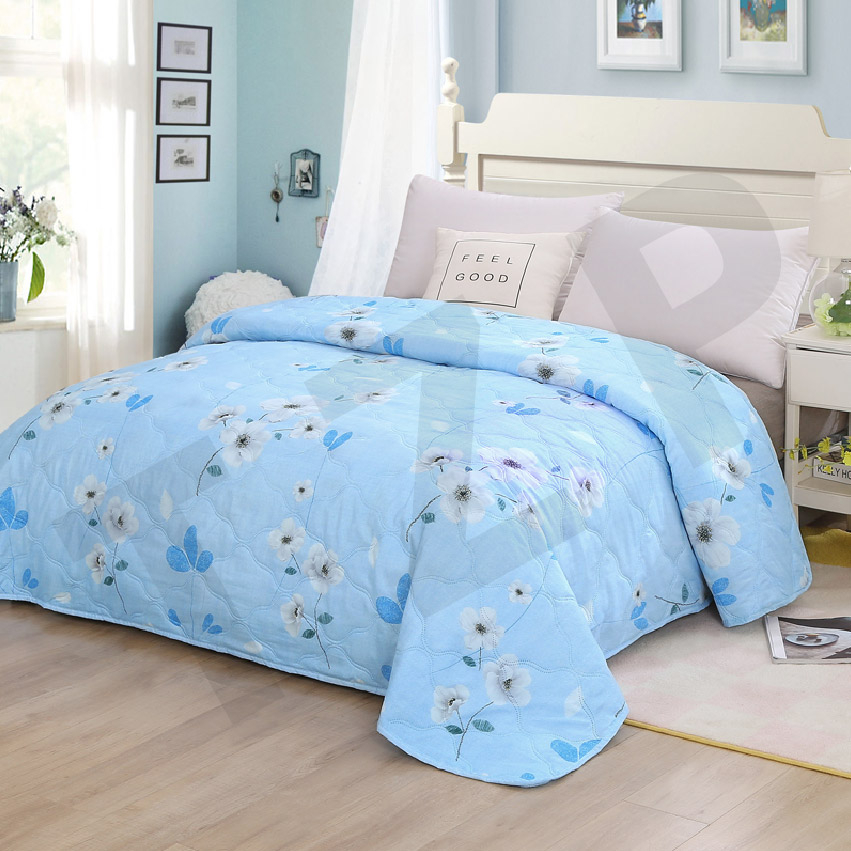 ELIYA ผ้าห่ม เนื้อผ้าฝ้ายแบบไส้ใยบาง ขนาด 6 ฟุต 180X200 CM ราคา ถูกที่สุด ดีลบีเคเค แกลเลอรีภาพที่ 3