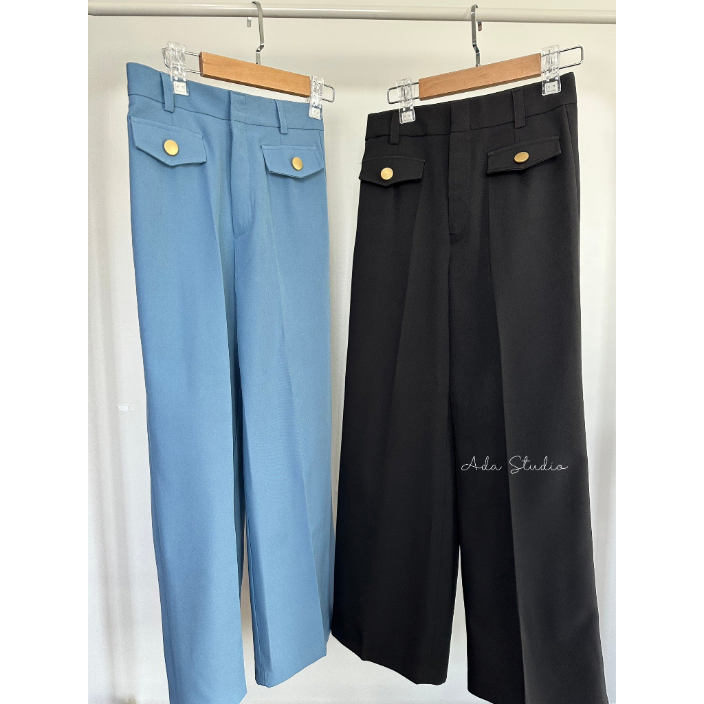 Ada Studio :: กางเกงทำงาน 2 กระเป๋าหน้า