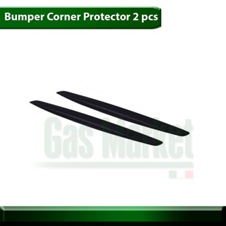 2 pcs กันชนกันชนกันชน Corner GUARD Anti-Scratch สติกเกอร์ป้องกัน - 2 pcs Durable Guard Corner Anti-Scratch Carbon Fiber