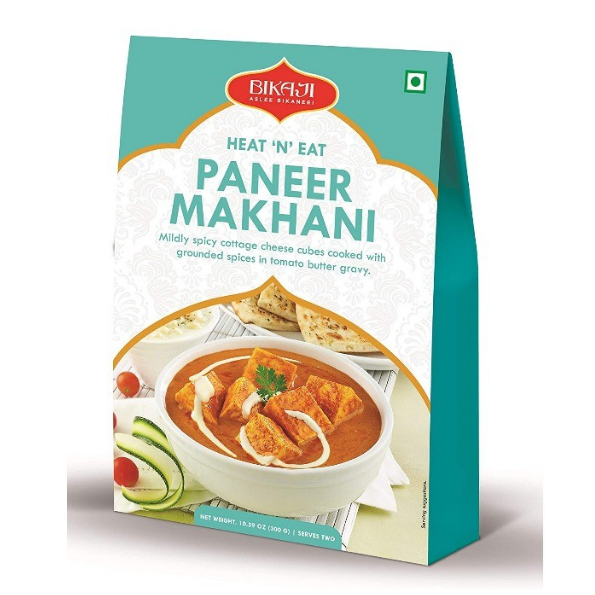 Bikaji Paneer Makhni Ready to Eat 300g JUST HEAT AND EAT