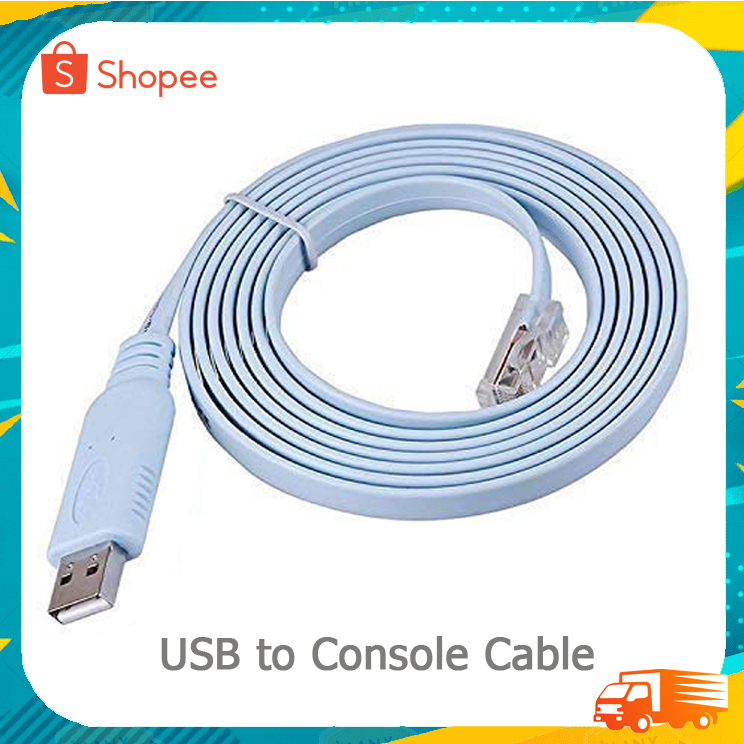 USB To RJ45 Cisco Console Cable 1.8m Console Cable USB Type A Male to RJ45 Male
