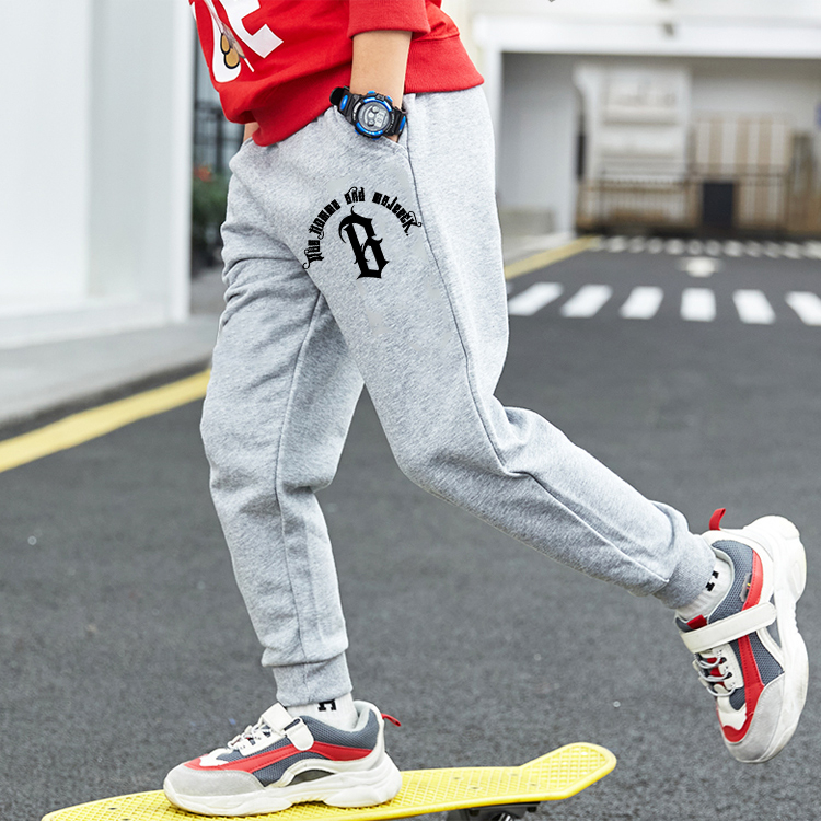 K400Bกางเกงขายาวเด็ก สไตล์แฟชั่งลายสวยน่ารัก ใส่ได้ทั้งเด็กชายและเด็กหญิง