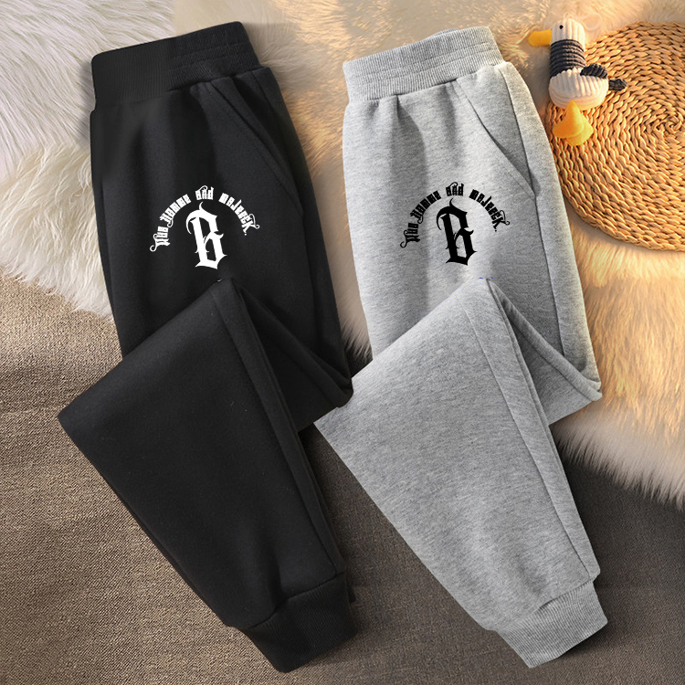 K400Bกางเกงขายาวเด็ก สไตล์แฟชั่งลายสวยน่ารัก ใส่ได้ทั้งเด็กชายและเด็กหญิง