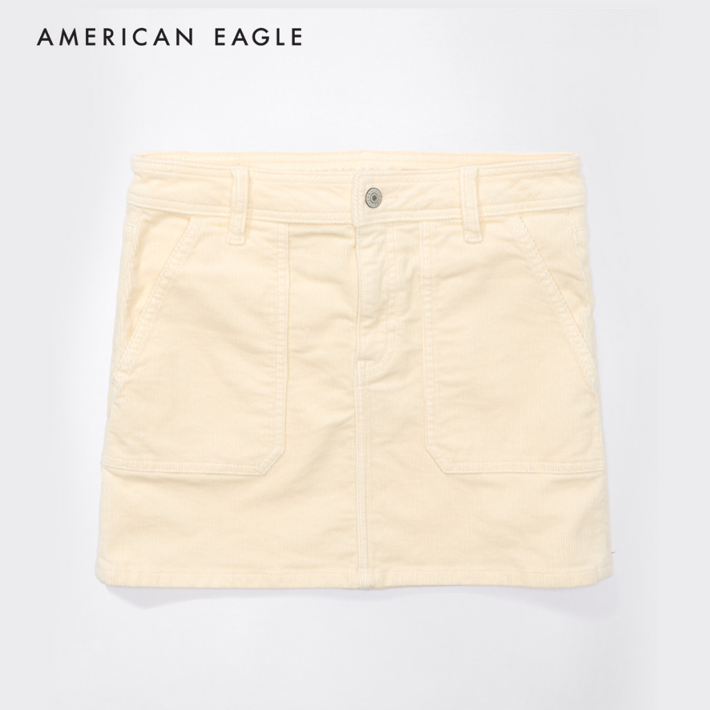 American Eagle High-Waisted Corduroy Mini Skirt กระโปรง ผู้หญิง มินิ เอวสูง (NWSS 031-4721-106)