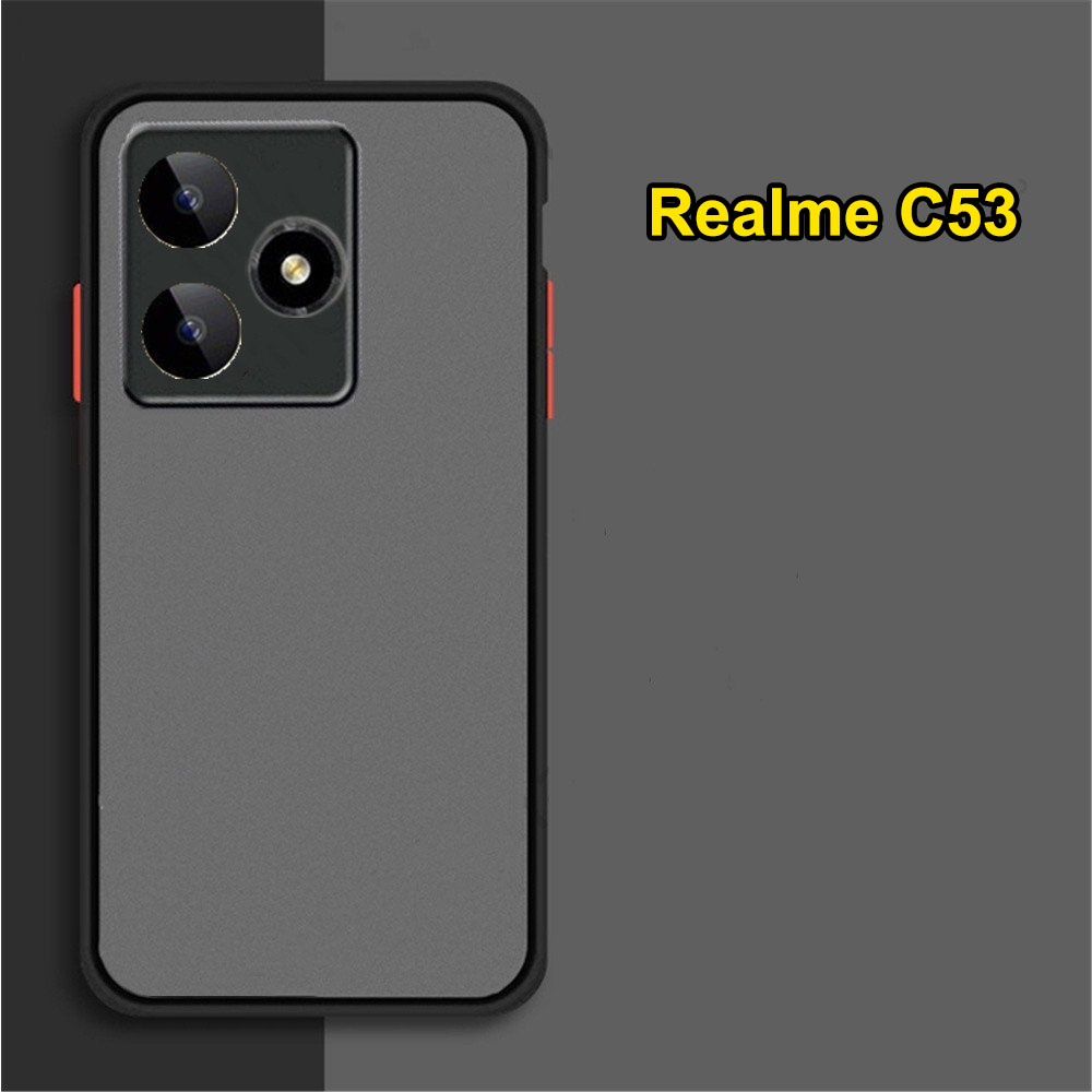 เคสหลังด้านขอบสี สำหรับ Realme Note70 Realme15 C53 C51 C55 Note50 C17 8 4G/5G 9i